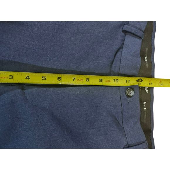 Stafford 365 All-Temp Comforts Straight-Fit Performance Mens Pants 36x30 Blue - Picture 4 of 8